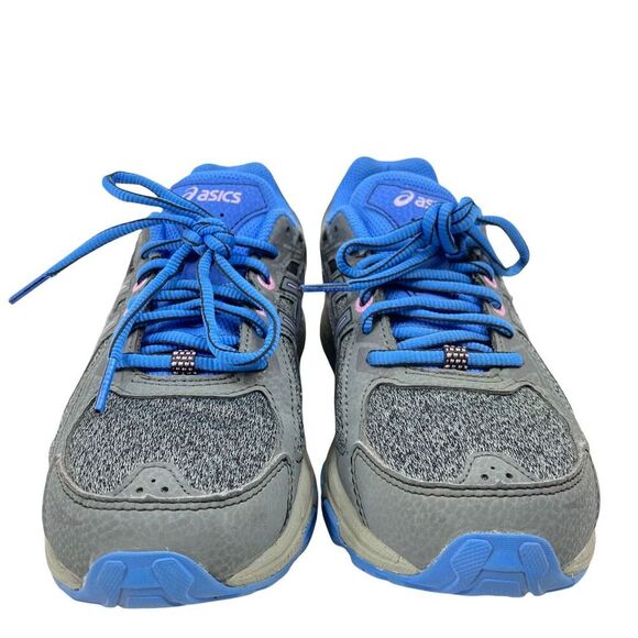 ASICS Unisex Kids GEL-Venture 6 Running Shoes Gray Blue 1014A077 Lace Up 4.5 M - Picture 5 of 9